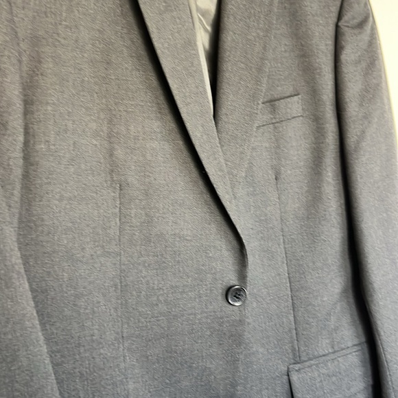 EUC Calvin Klein Grey Blazer sz S - Picture 2 of 6